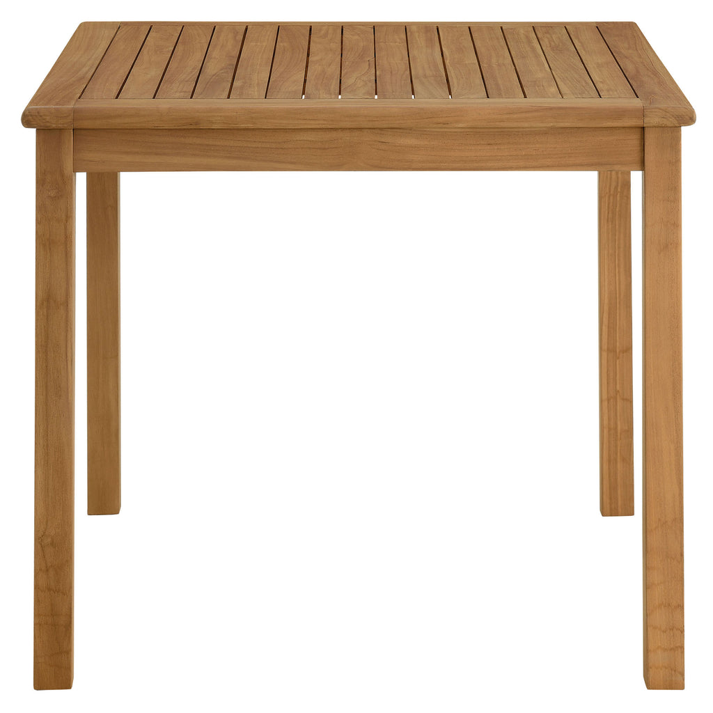 Vienna Square Outdoor Patio Teak Wood Dining Table by Modway