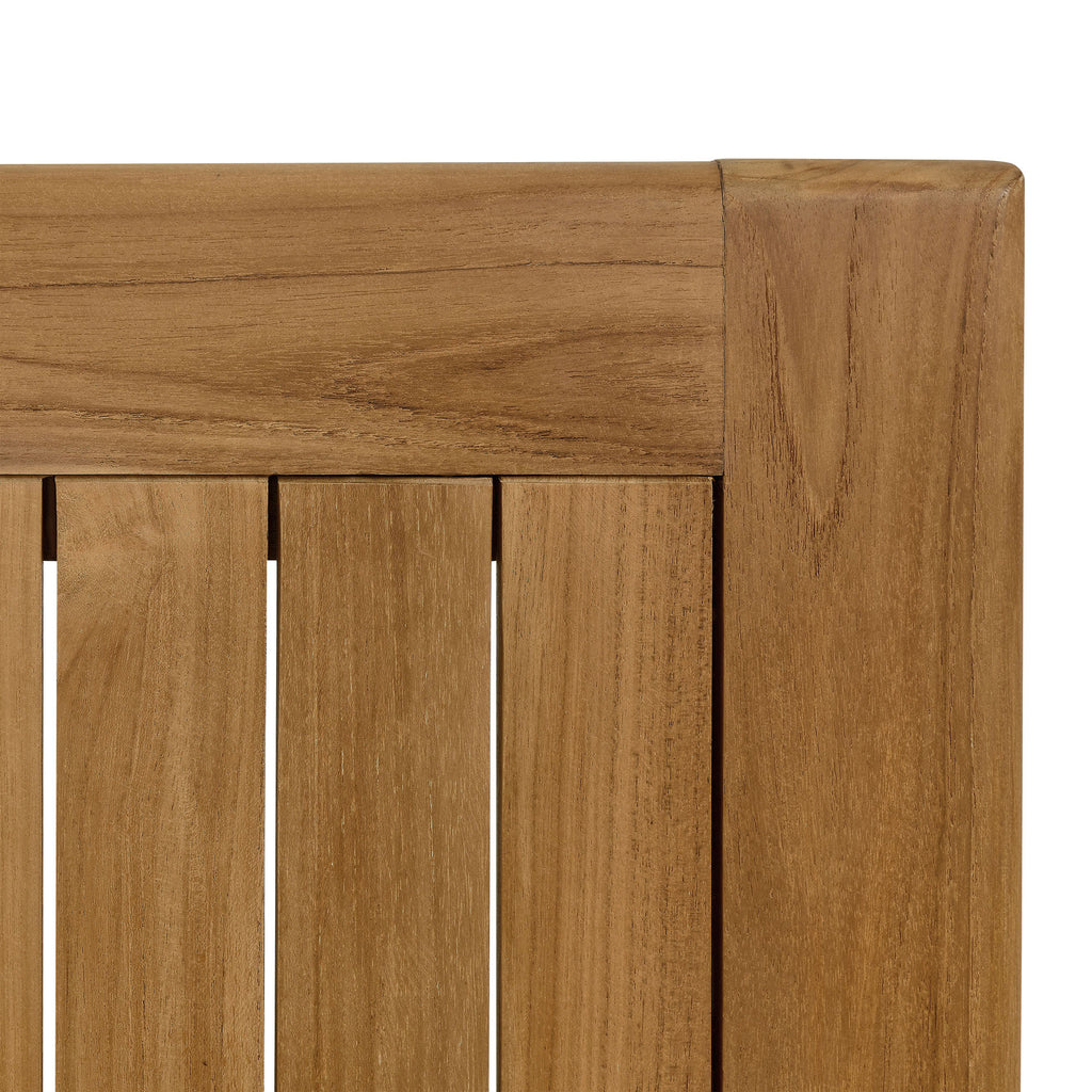 Vienna Square Outdoor Patio Teak Wood Dining Table by Modway