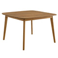 Vienna Square Outdoor Patio Teak Wood Dining Table by Modway