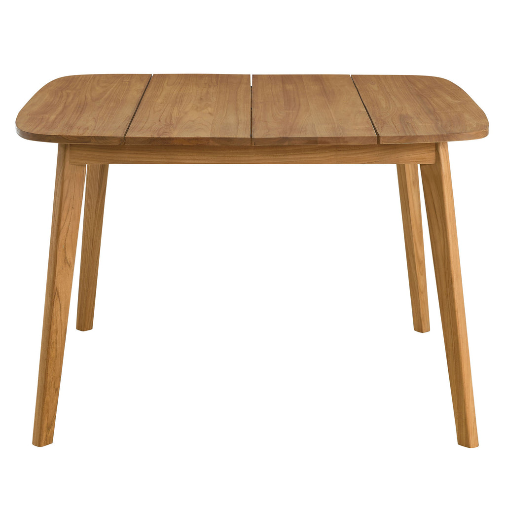 Vienna Square Outdoor Patio Teak Wood Dining Table by Modway