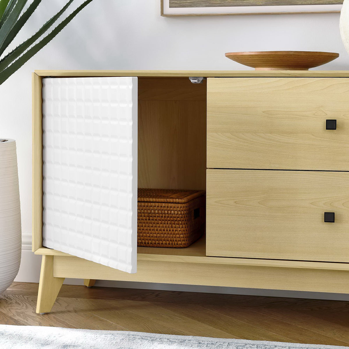 Nectar 43" Wood Grain Accent Cabinet by Modway