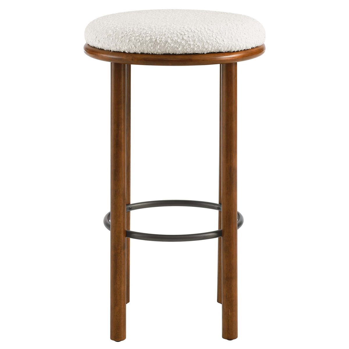 Fable Boucle Fabric Bar Stools Set of 2 by Modway