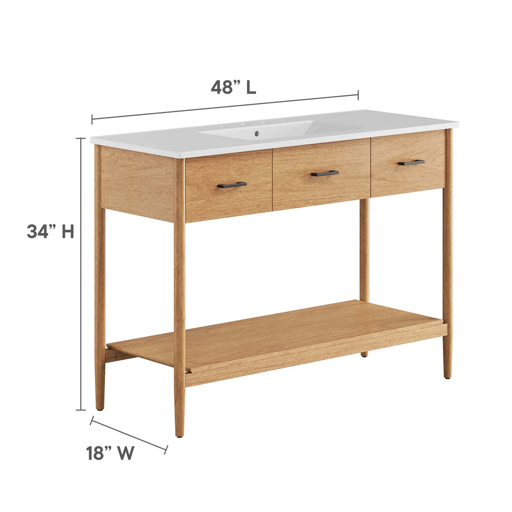 Zaire 48" Single Sink Bathroom Vanity by Modway