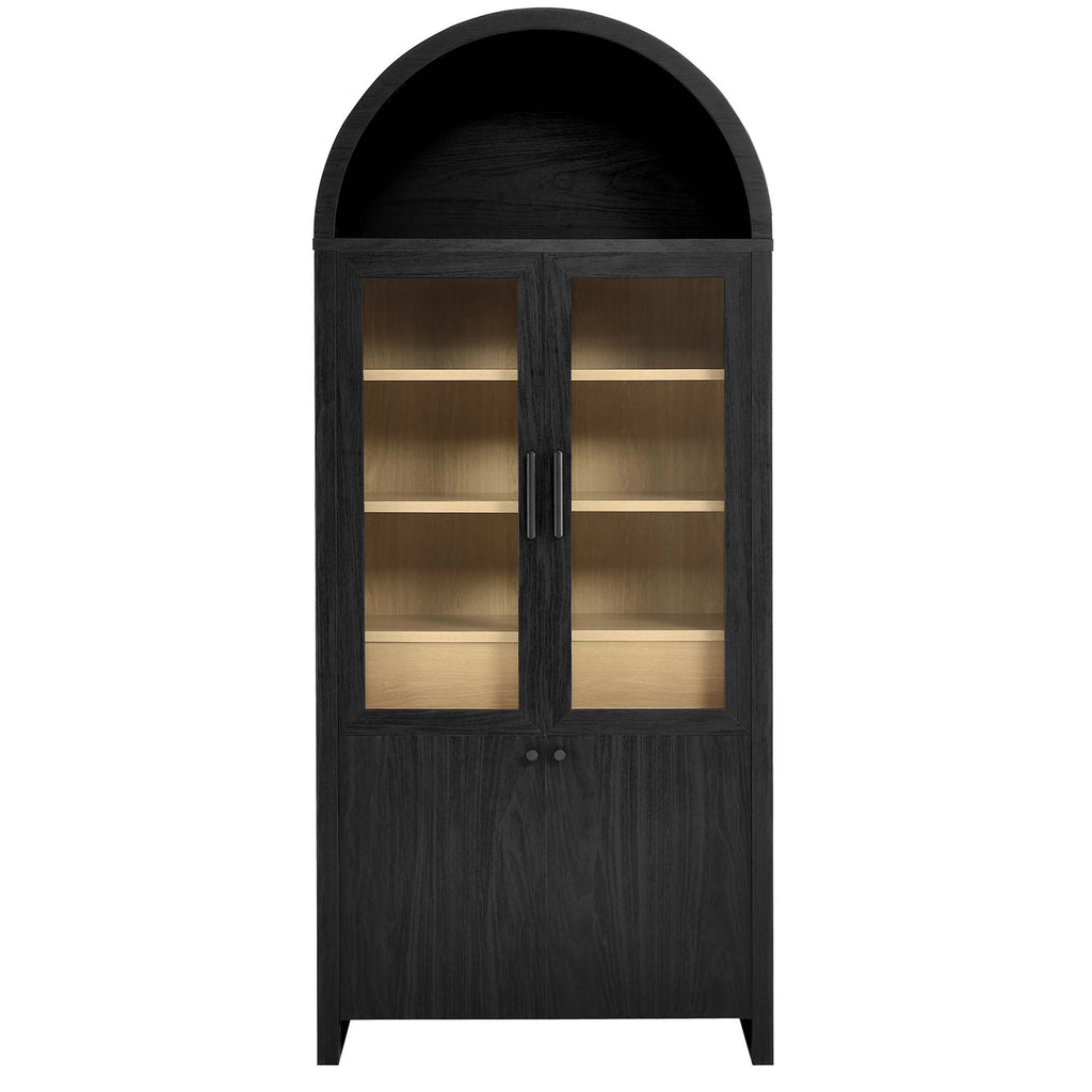 Evie Arched Tall Display Cabinet by Modway