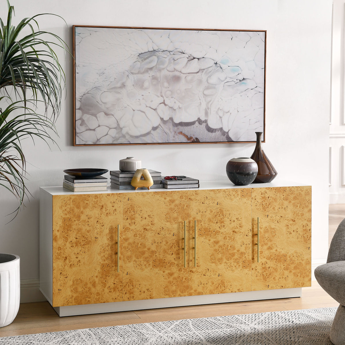 Abel Burl Wood Sideboard Buffet TV Stand by Modway