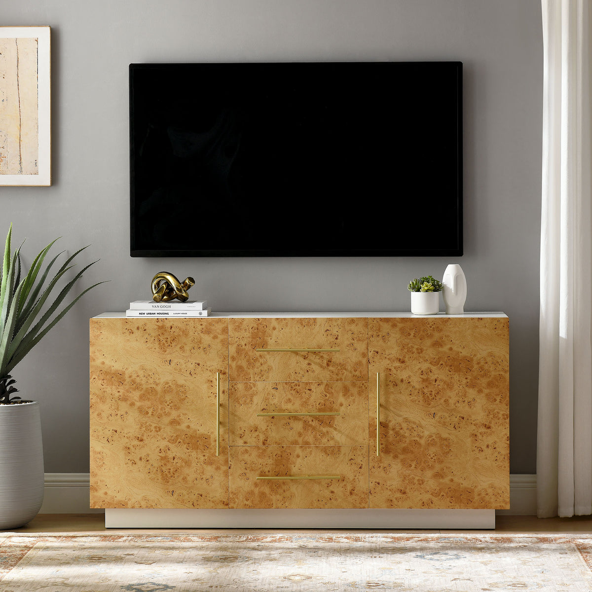 Abel Burl Wood Sideboard Buffet TV Stand by Modway