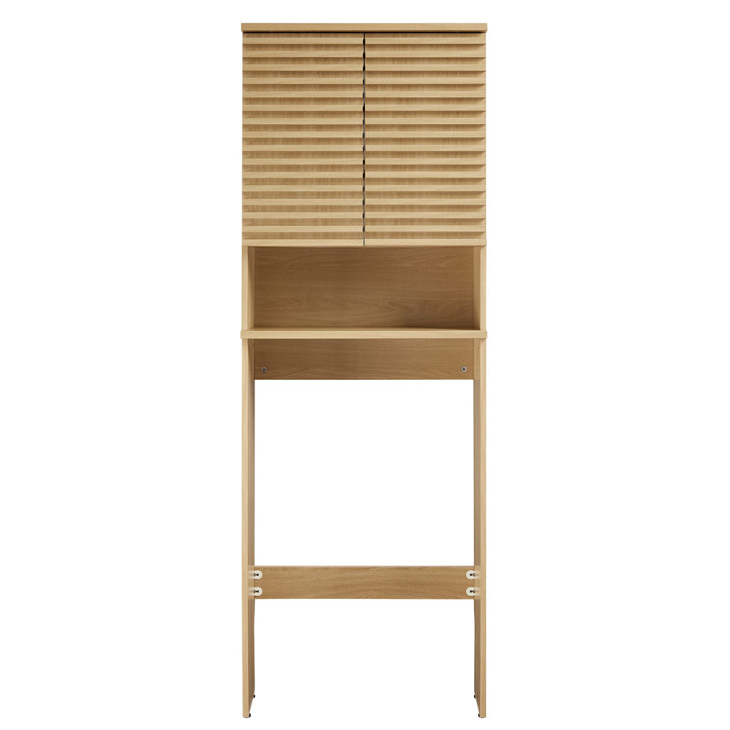 Render Over the Toilet Bathroom Storage Cabinet by Modway
