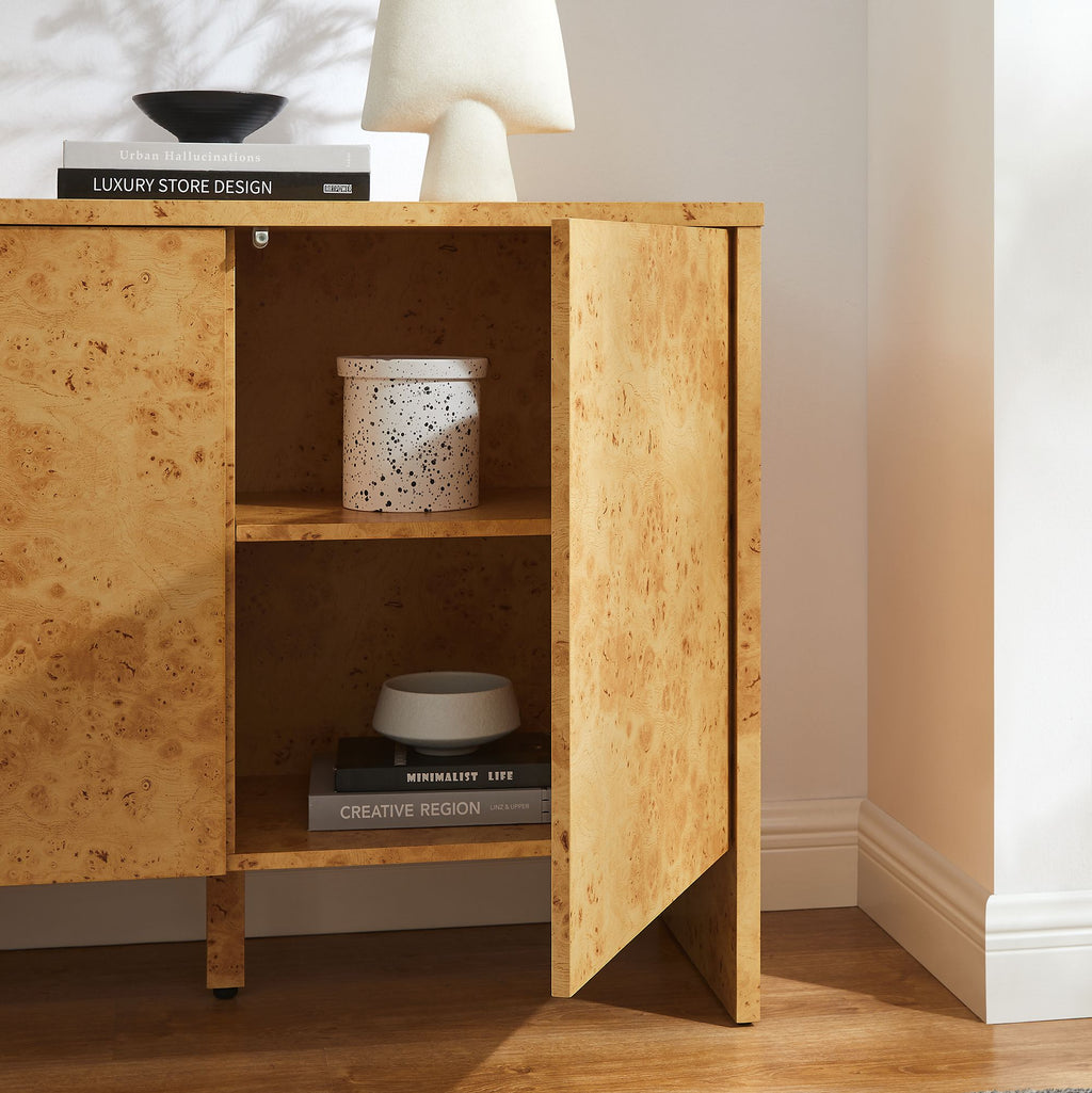Hudson Burl Wood Sideboard by Modway