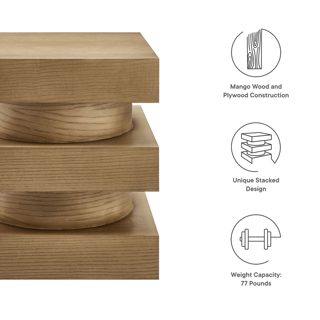 Perpetuate Totem End Table by Modway