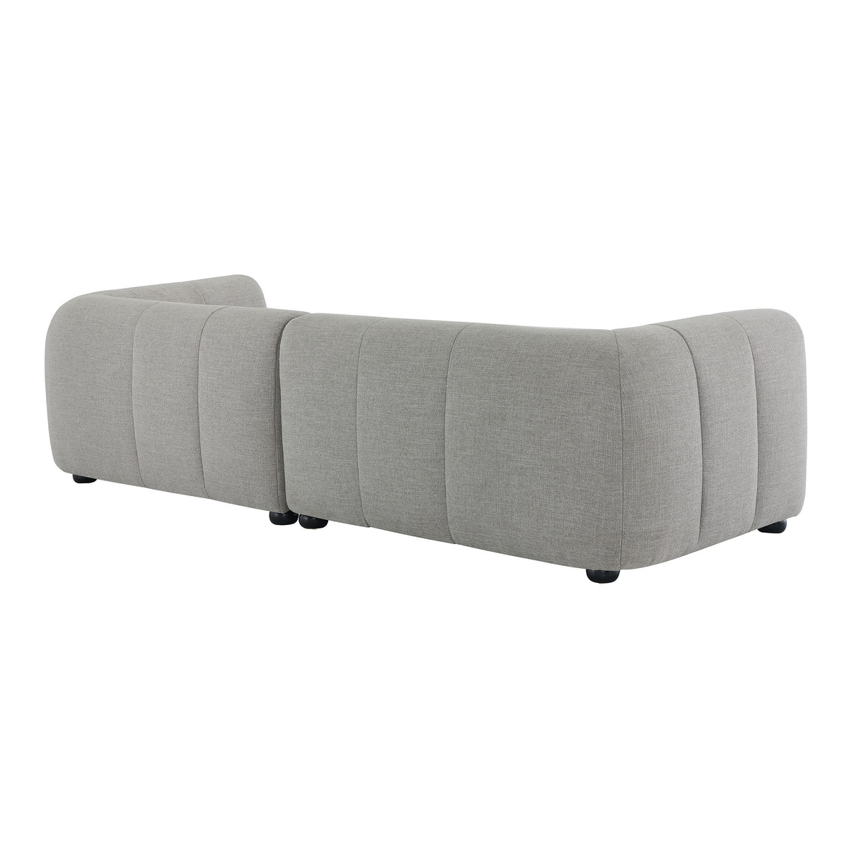 Liana Right-Facing Upholstered Fabric Modular Sofa with Chaise by Modway