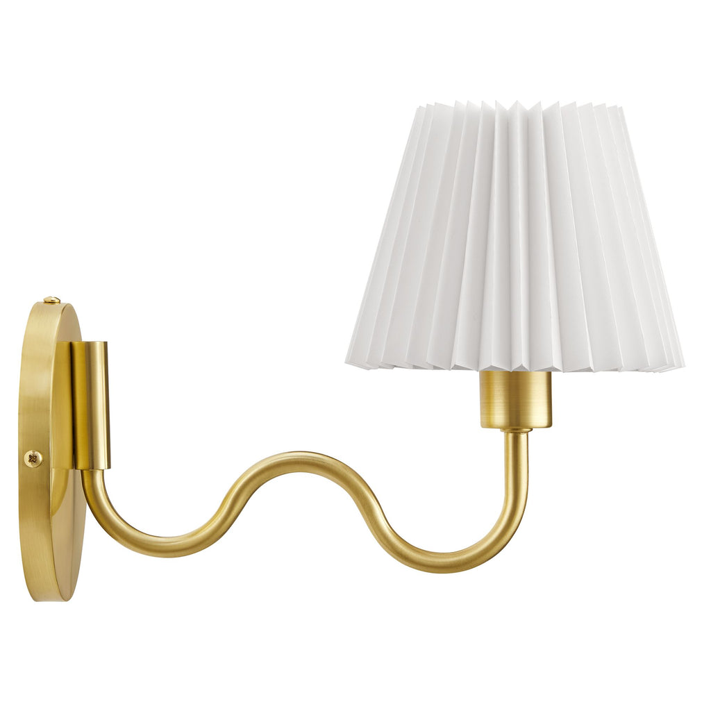 Wave Squiggle Arm Wall Sconce by Modway