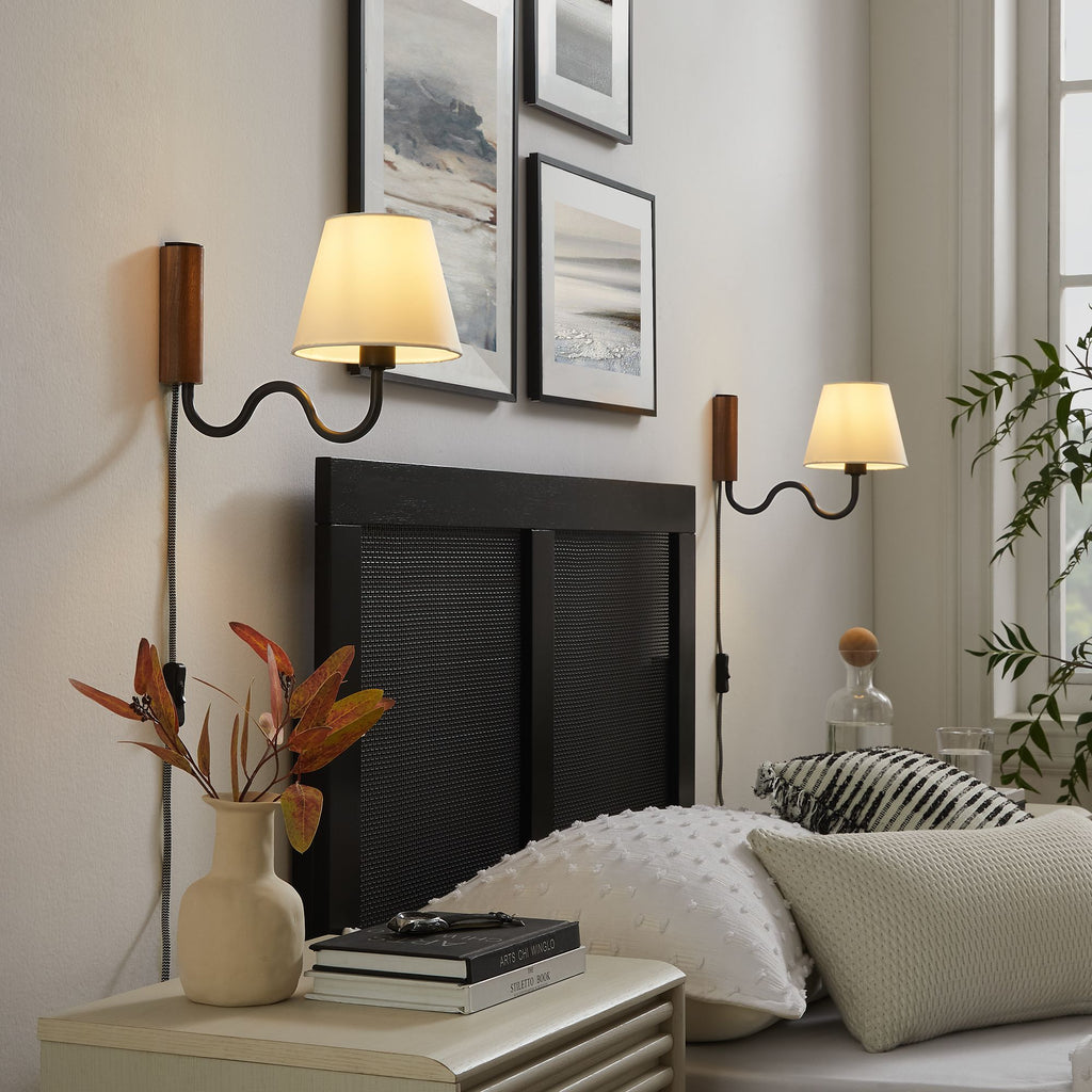 Sunlit Squiggle Arm Wall Sconce by Modway