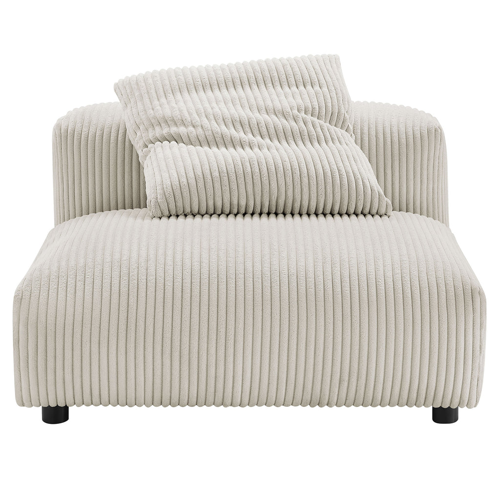 Solace 4-Piece Modular Corduroy Upholstered Sectional Sofa by Modway