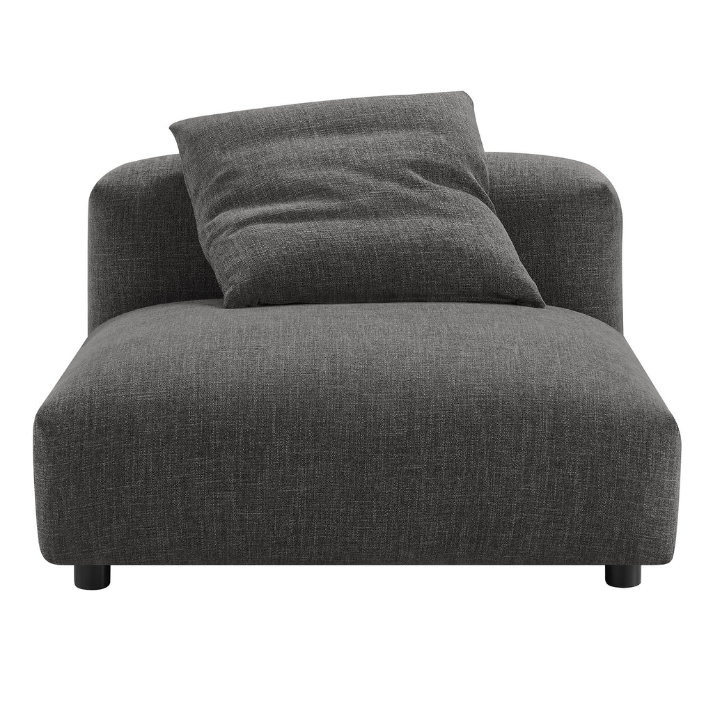 Solace Modular Upholstered Fabric Armless Chair by Modway