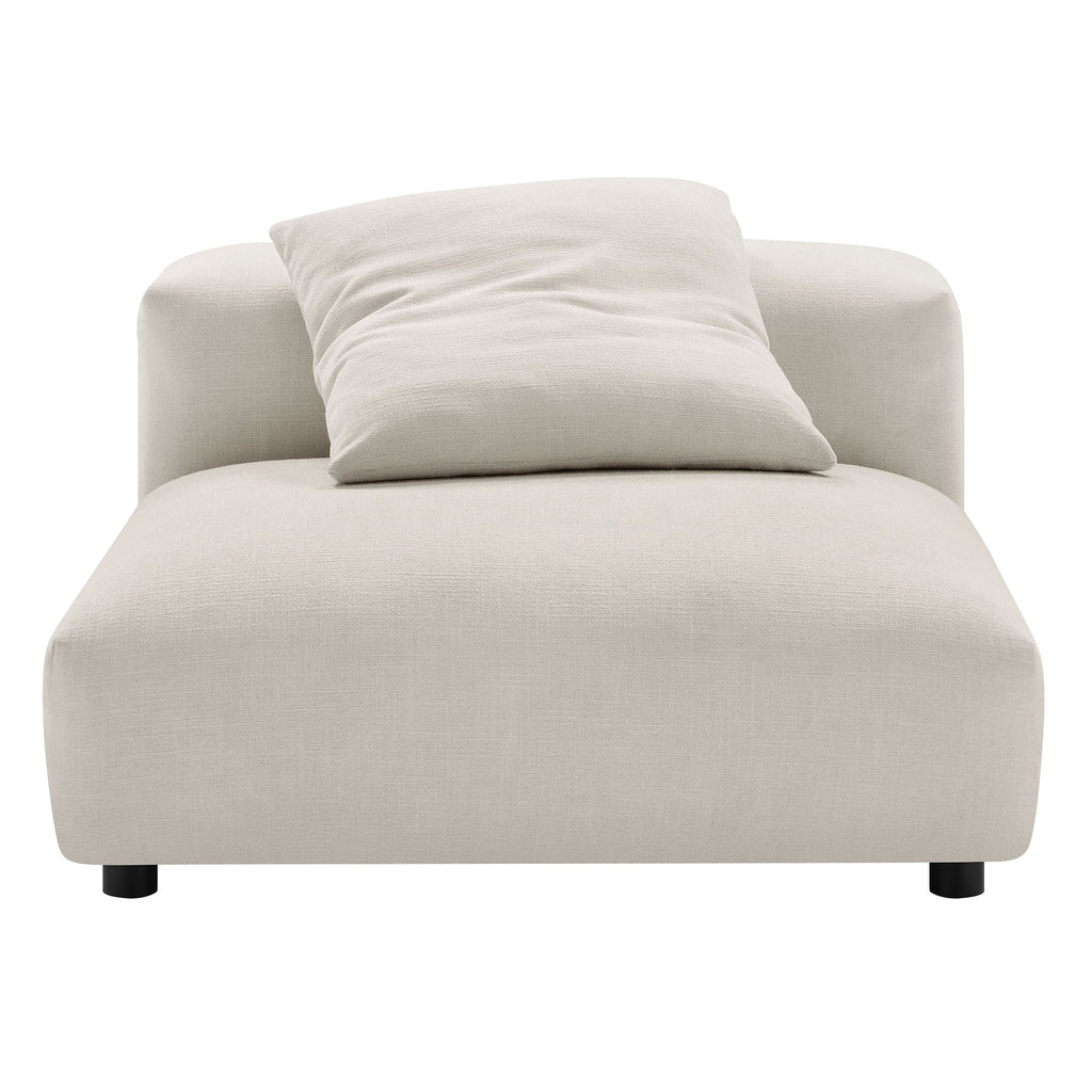 Solace Modular Upholstered Fabric Armless Chair by Modway