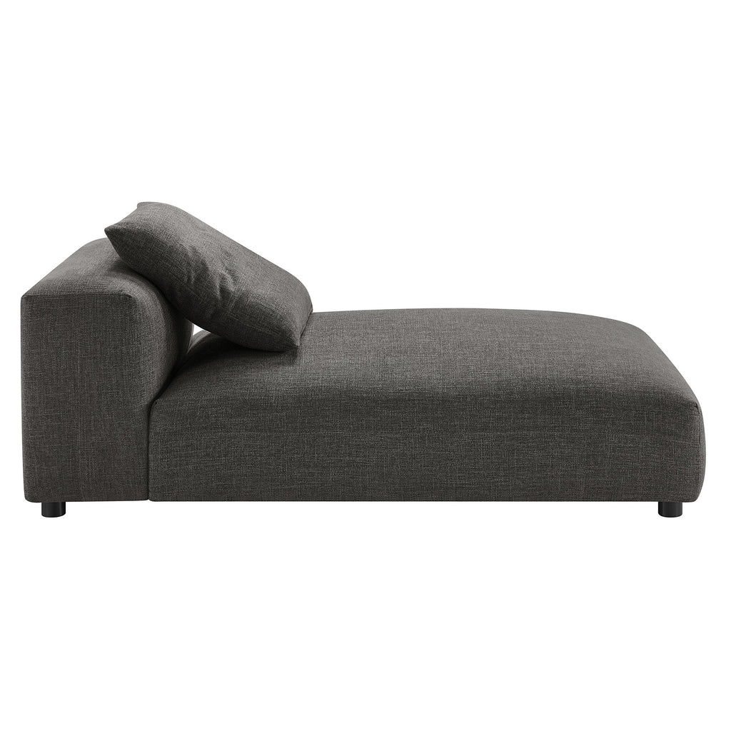 Solace Modular Upholstered Fabric Armless Chaise Lounge by Modway