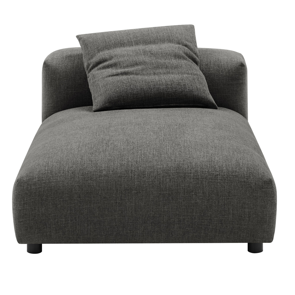 Solace 2-Piece Modular Upholstered Fabric Sectional Sofa With Chaise by Modway