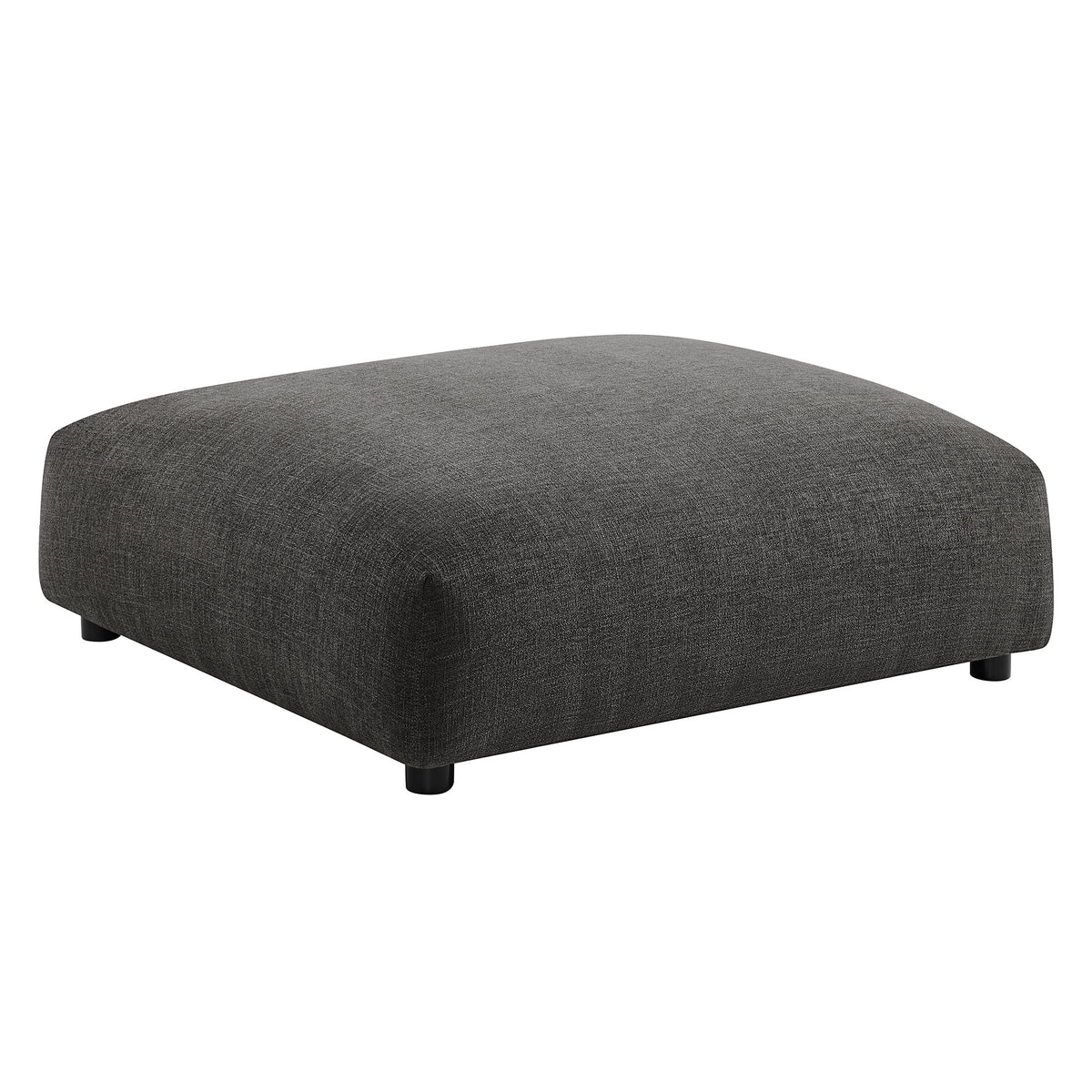Solace 4-Piece Modular Upholstered Fabric Sectional Sofa With Ottoman by Modway