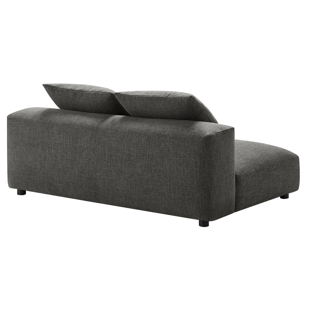 Solace Modular Upholstered Fabric Armless Loveseat by Modway