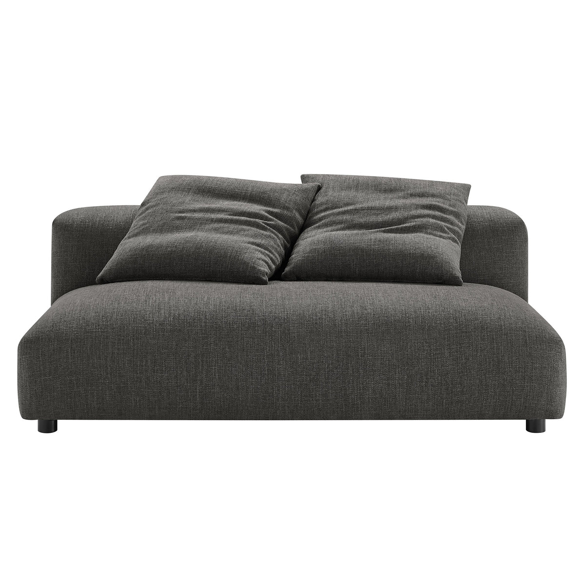 Solace Modular Upholstered Fabric Armless Loveseat by Modway