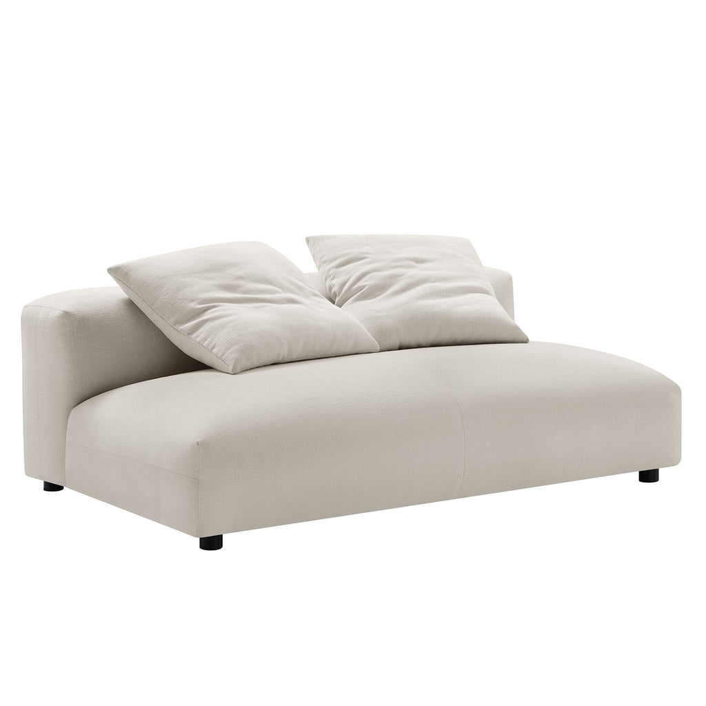 Solace 2-Piece Modular Upholstered Fabric Sectional Sofa With Chaise by Modway