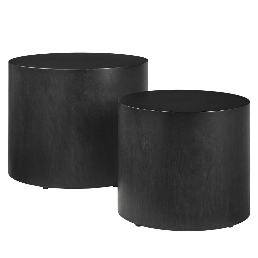 Amani Round Nesting Coffee Tables Set of 2 by Modway
