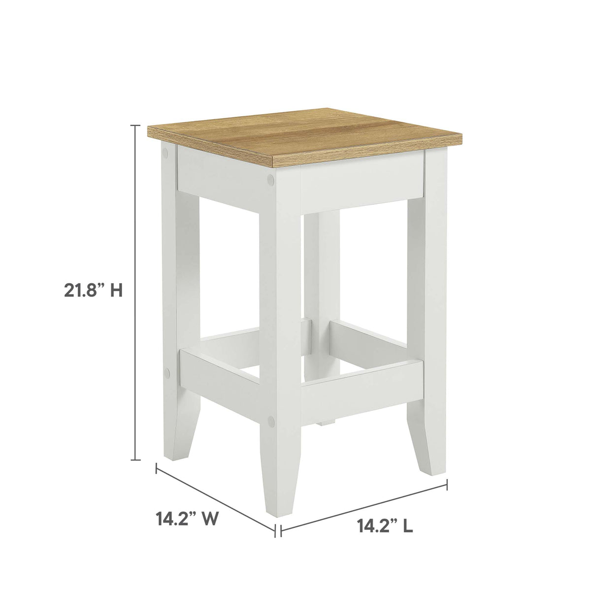 Farmstead 3-Piece Kitchen Island and Stool Set by Modway