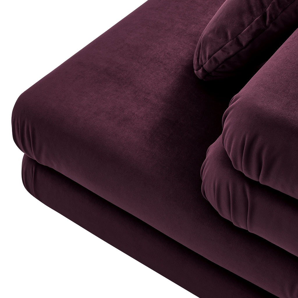 Jubilee Modular Performance Velvet Armless Chair by Modway