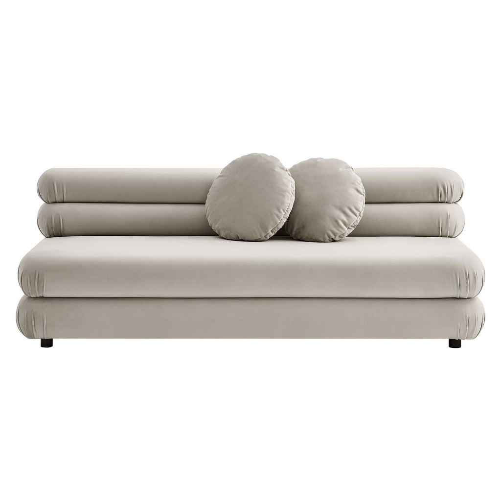 Jubilee Modular Performance Velvet Armless Loveseat by Modway