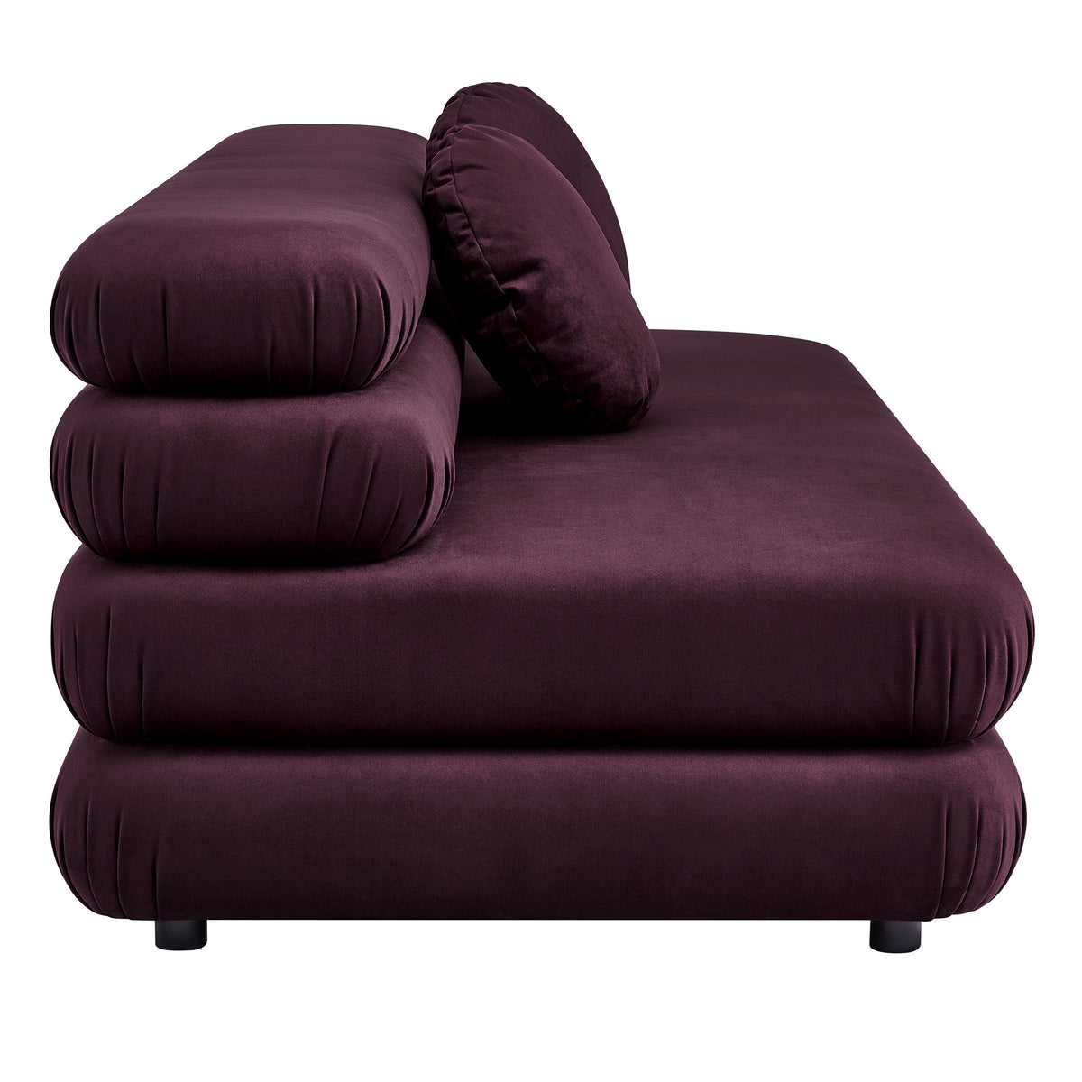 Jubilee Modular Performance Velvet Armless Loveseat by Modway