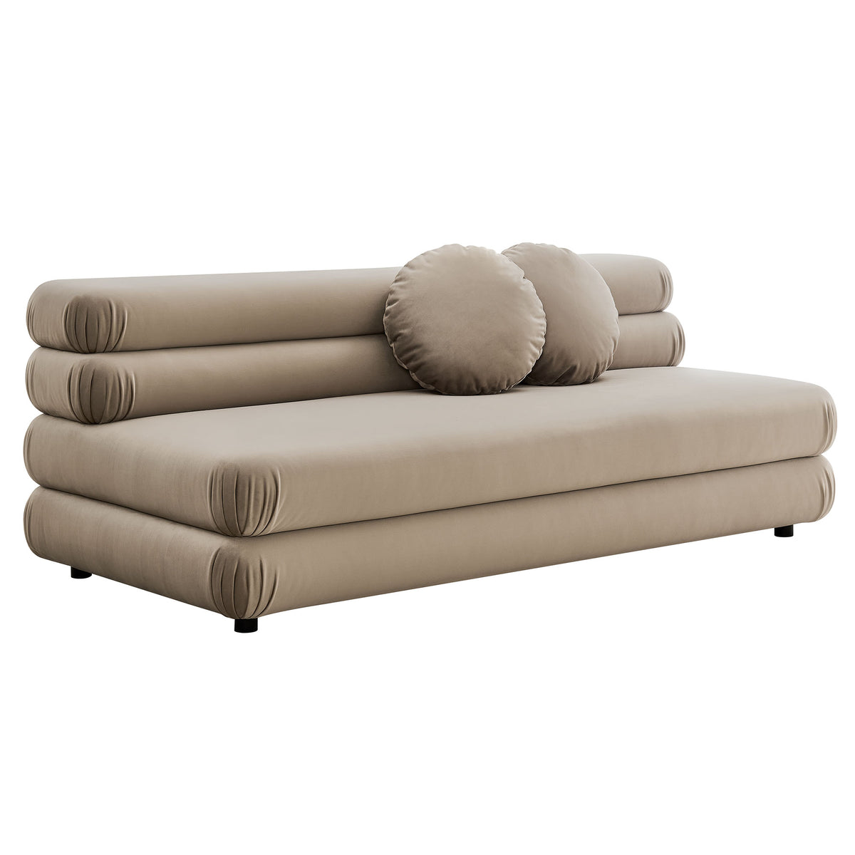 Jubilee Modular Performance Velvet Armless Loveseat by Modway