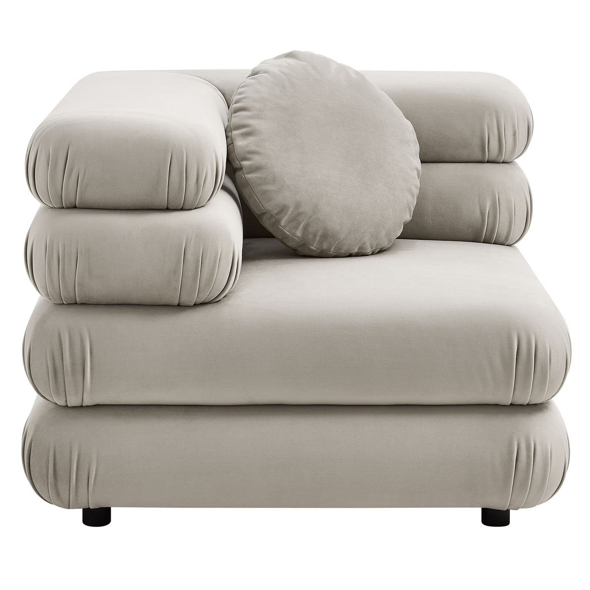 Jubilee Modular Performance Velvet Corner Chair by Modway