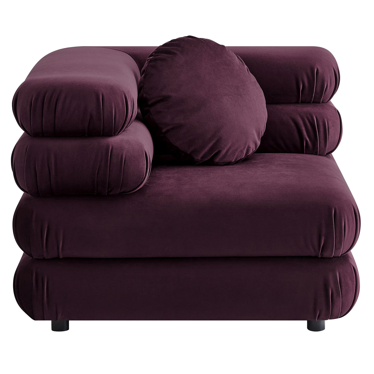 Jubilee 4-Piece Modular Performance Velvet Sectional Sofa by Modway