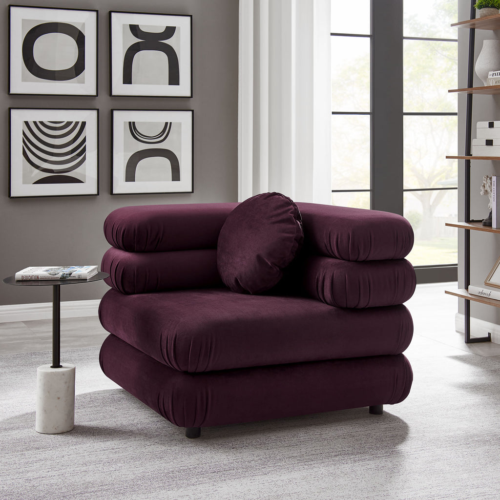 Jubilee Modular Performance Velvet Corner Chair by Modway
