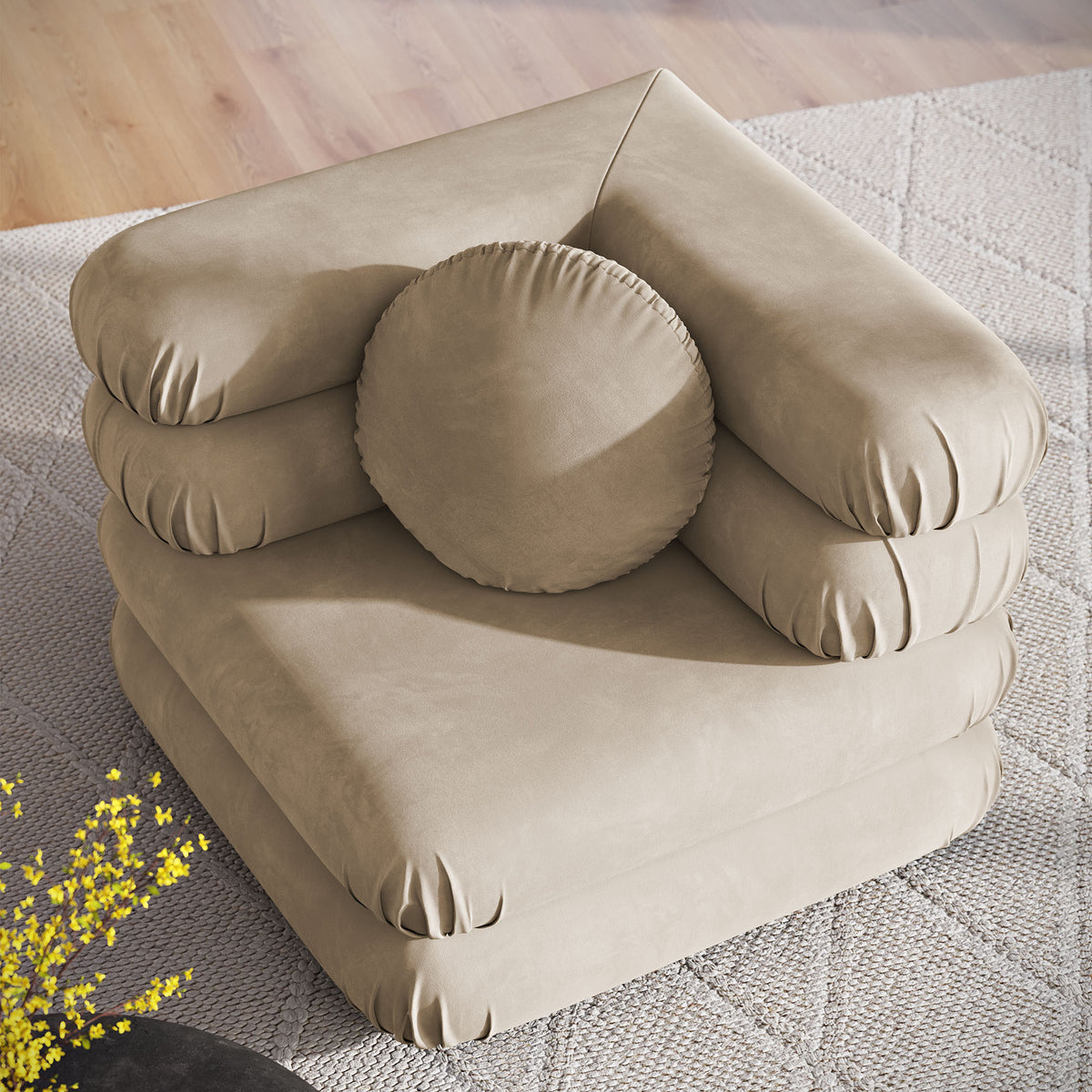 Jubilee Modular Performance Velvet Corner Chair by Modway