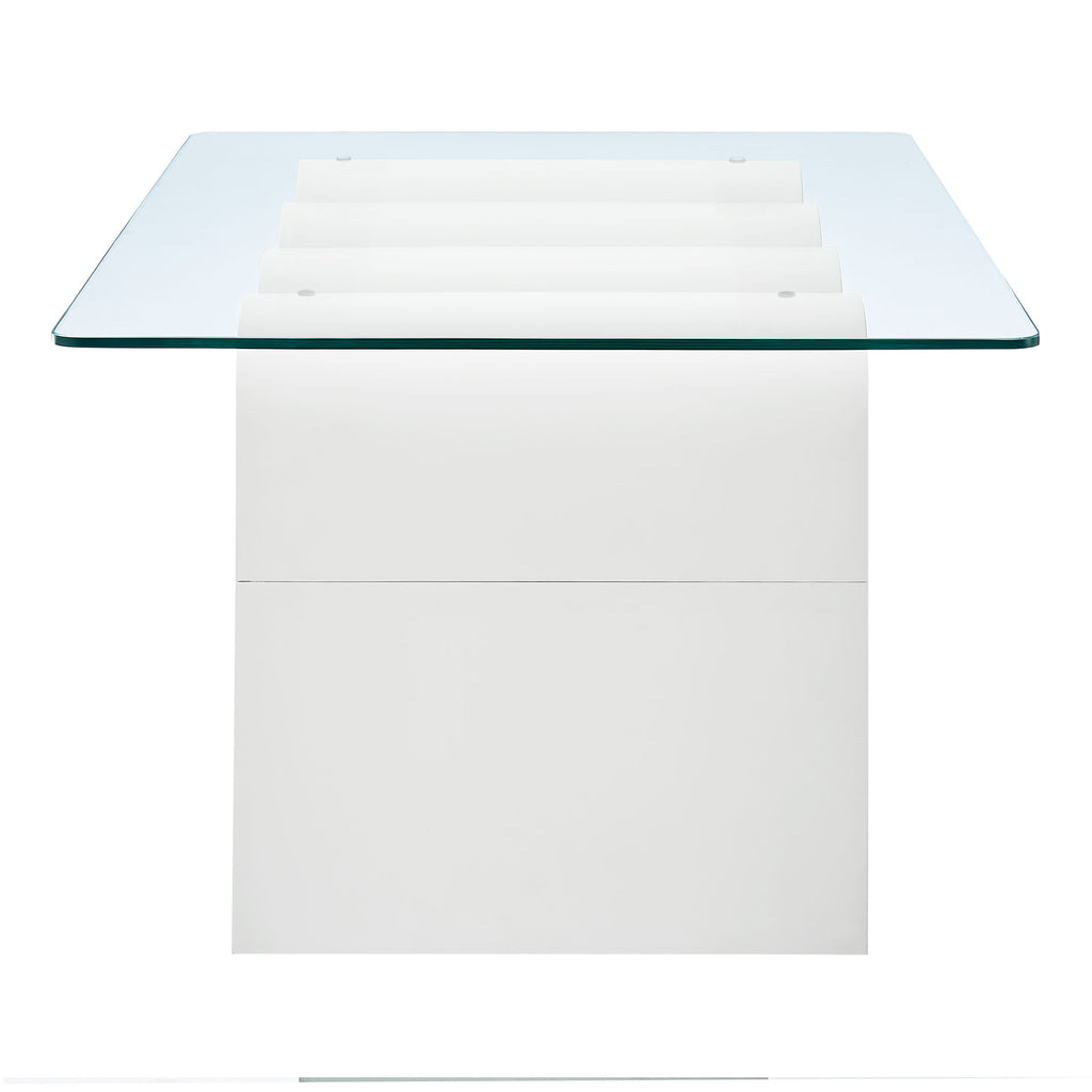 Ondine Glass Top Coffee Table by Modway