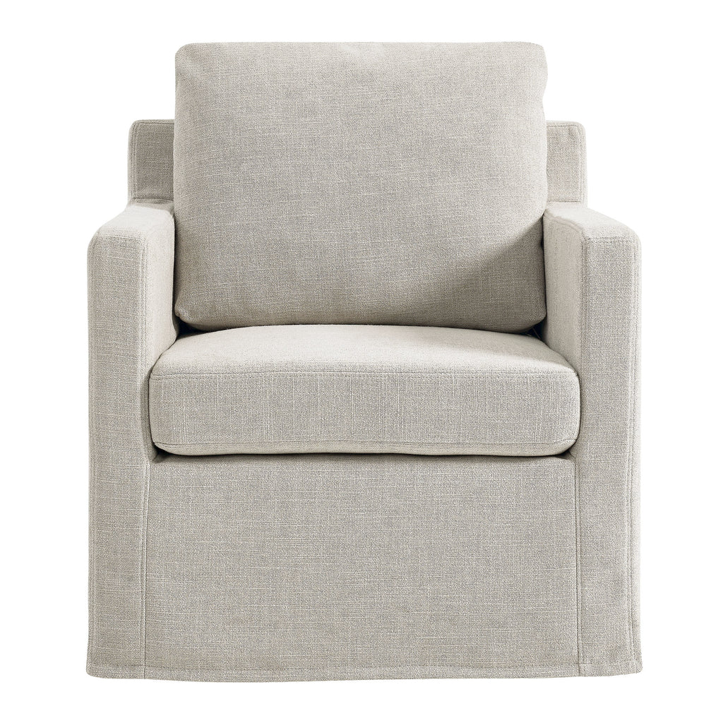 Serene Fabric Slipcovered Swivel Armchair by Modway