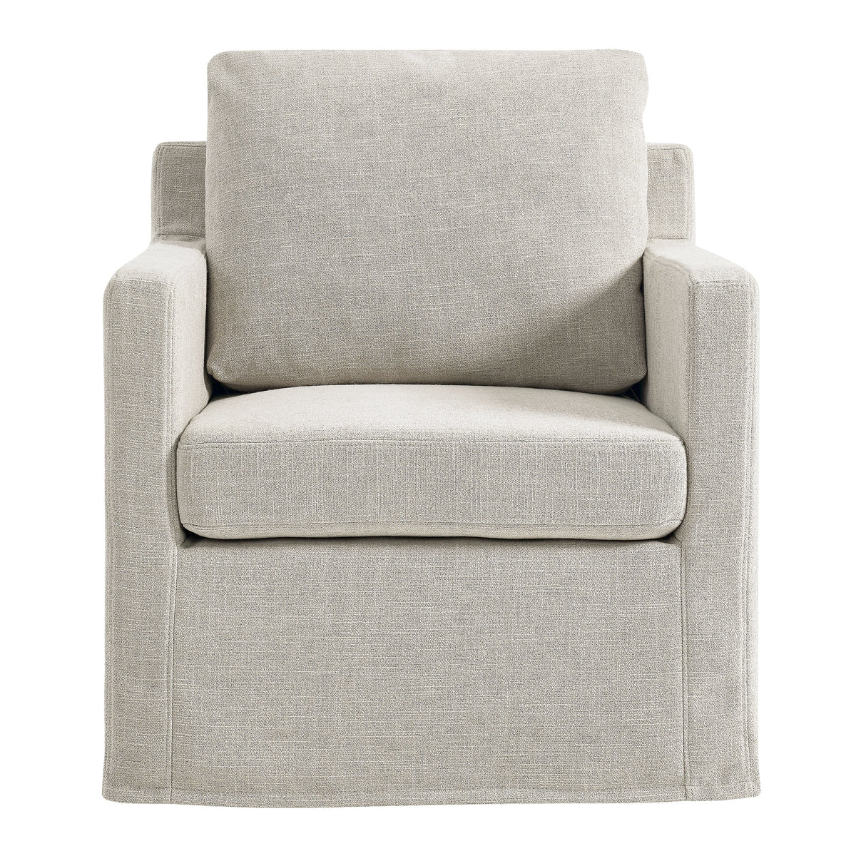 Serene Fabric Slipcovered Swivel Armchair by Modway