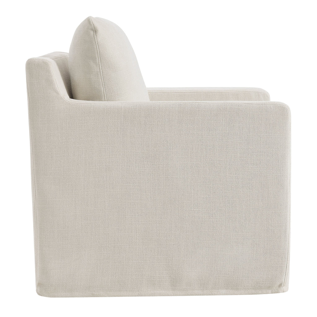 Serene Fabric Slipcovered Swivel Armchair by Modway