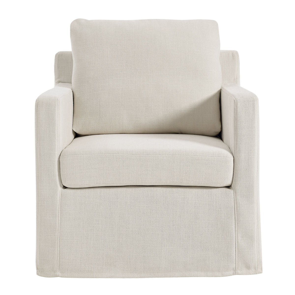 Serene Fabric Slipcovered Swivel Armchair by Modway