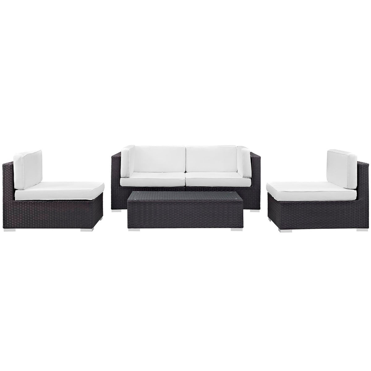 Camfora 5 Piece Outdoor Patio Sectional Set by Modway