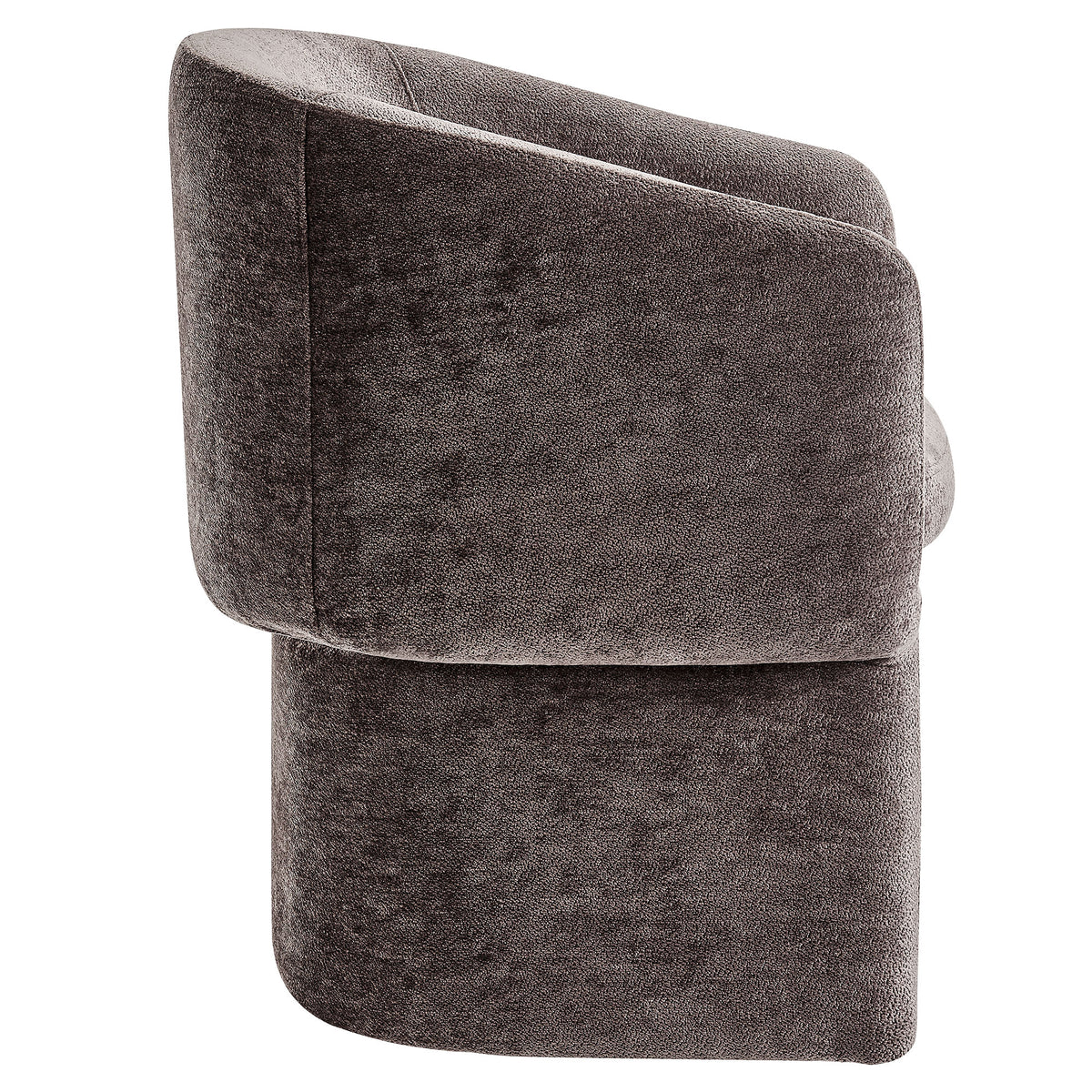 Verity Barrel Back Chenille Dining Armchair by Modway
