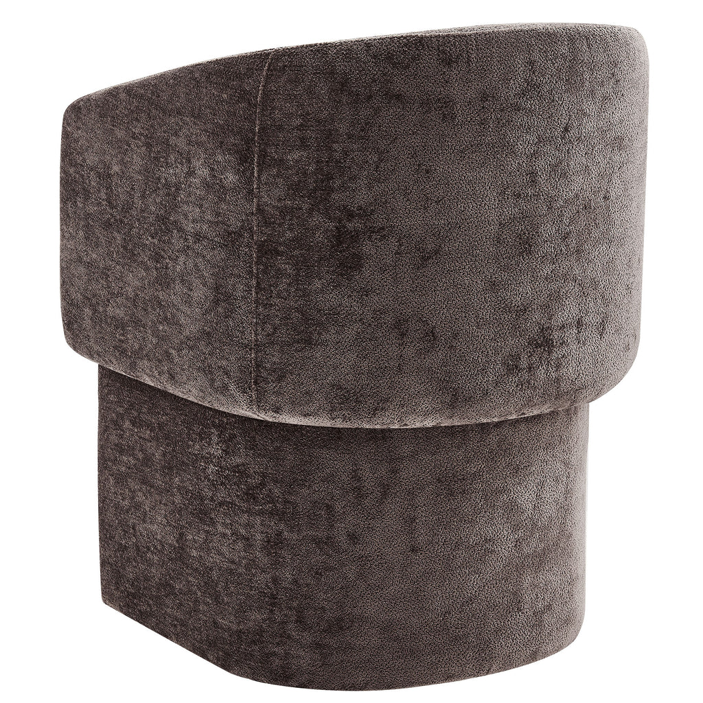 Verity Barrel Back Chenille Dining Armchair by Modway