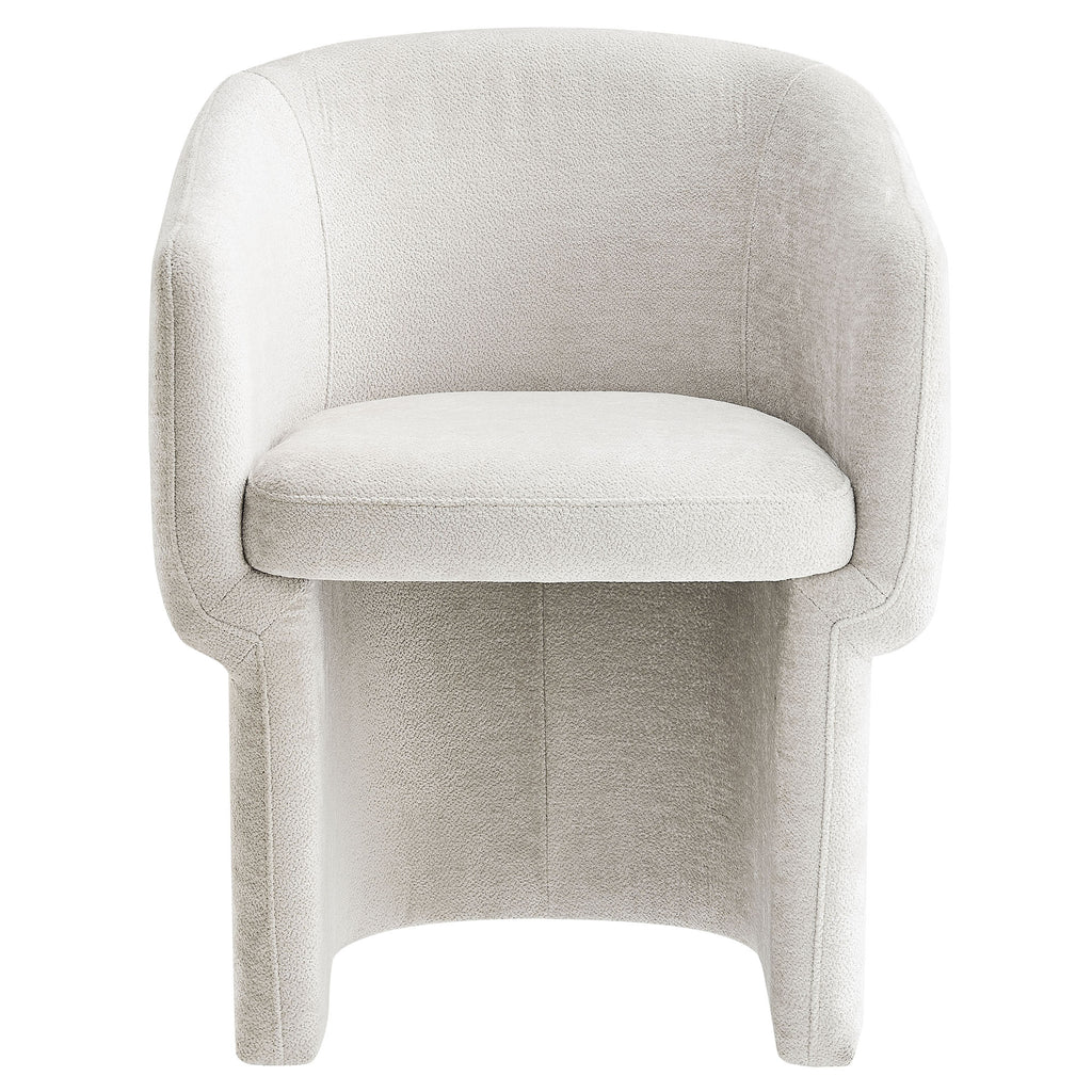 Verity Barrel Back Chenille Dining Armchair by Modway