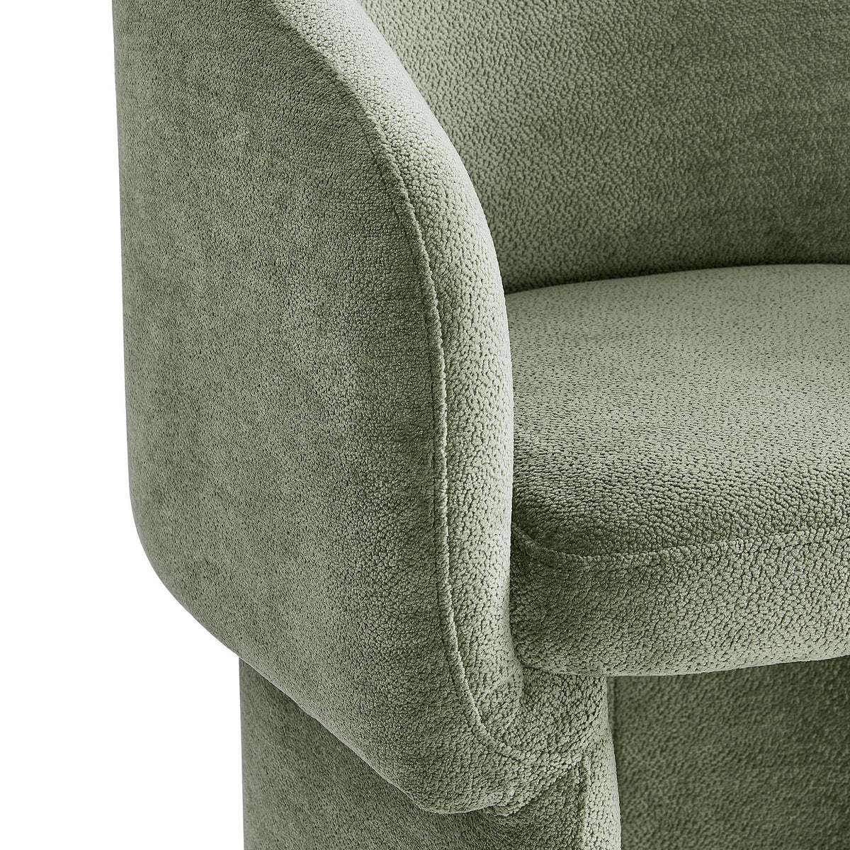 Verity Barrel Back Chenille Dining Armchair by Modway