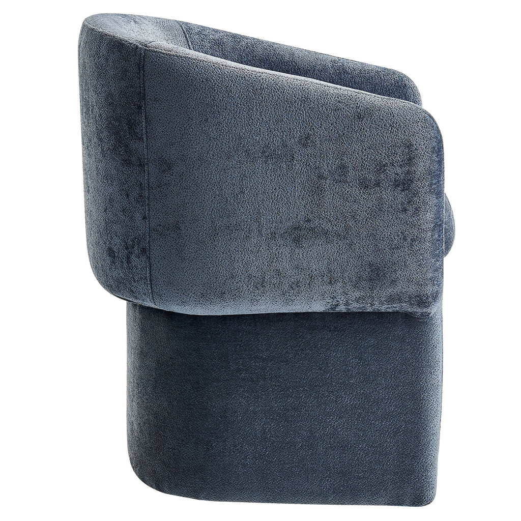 Verity Barrel Back Chenille Dining Armchair by Modway