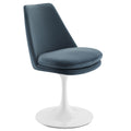 Lippa Swivel Dining Performance Velvet Side Chair by Modway