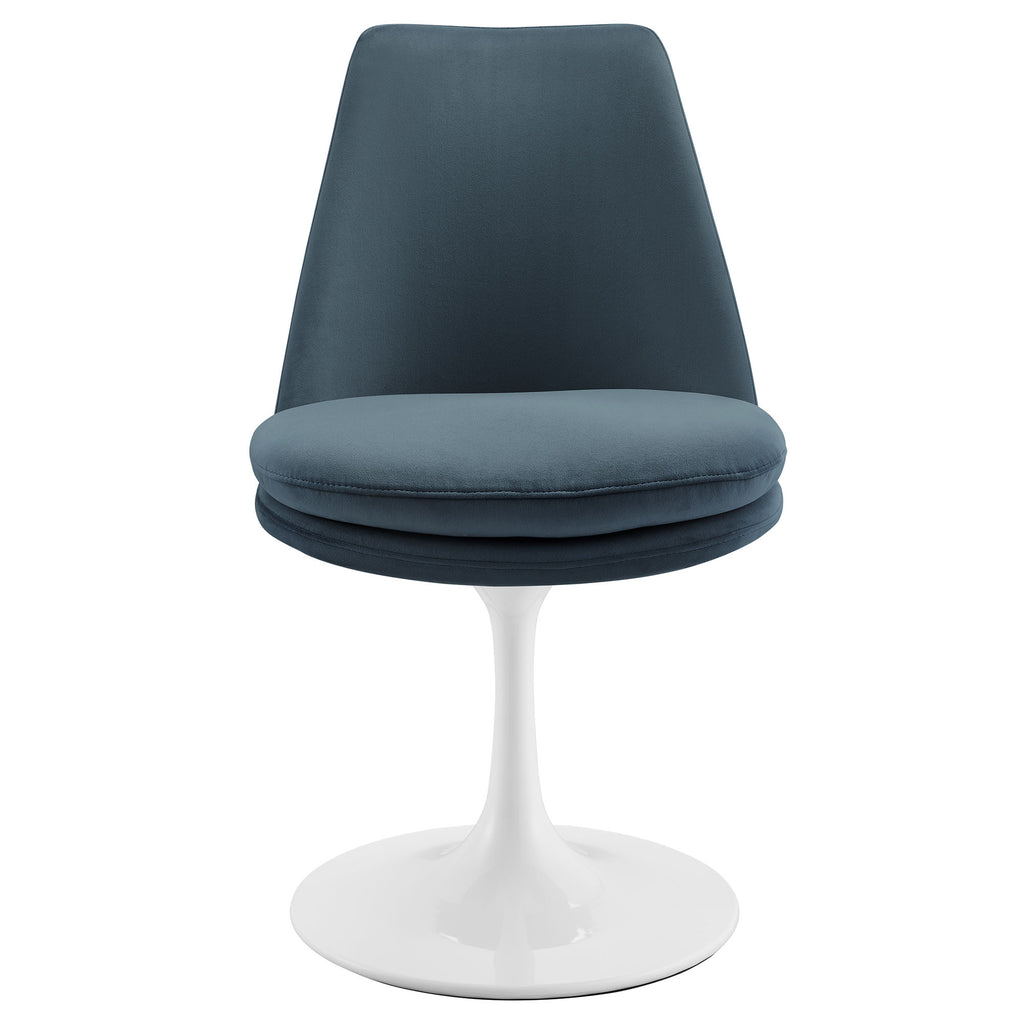 Lippa Swivel Dining Performance Velvet Side Chair by Modway