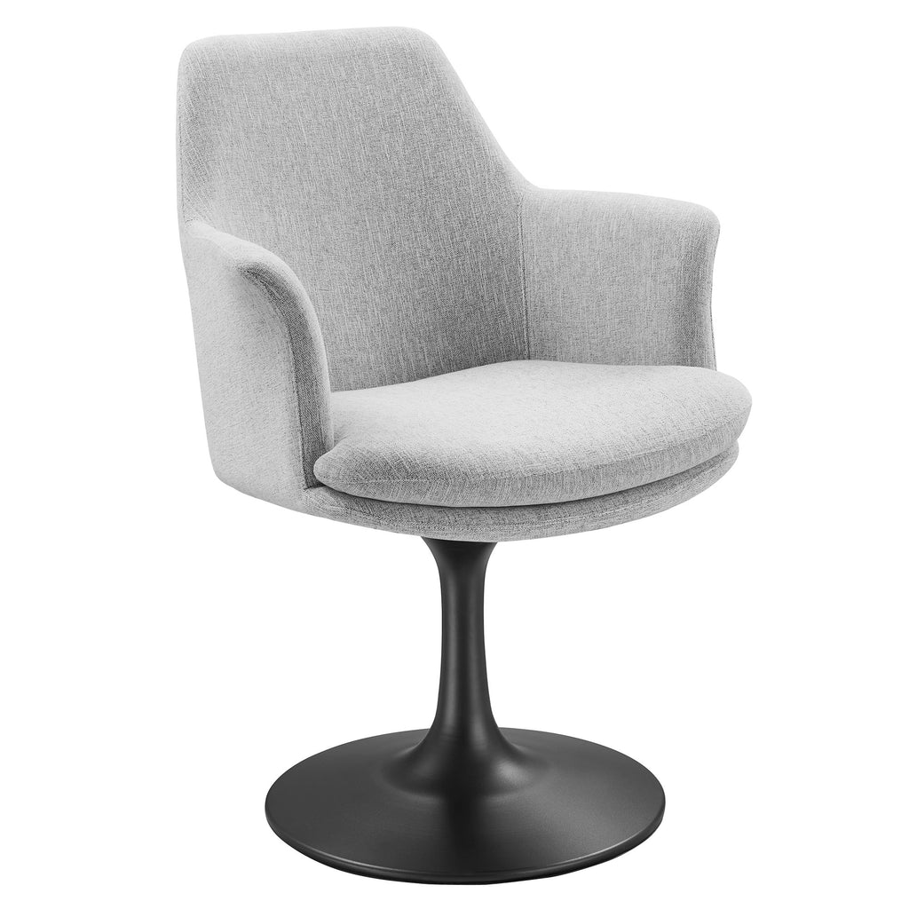 Lippa Swivel Dining Upholstered Armchair by Modway