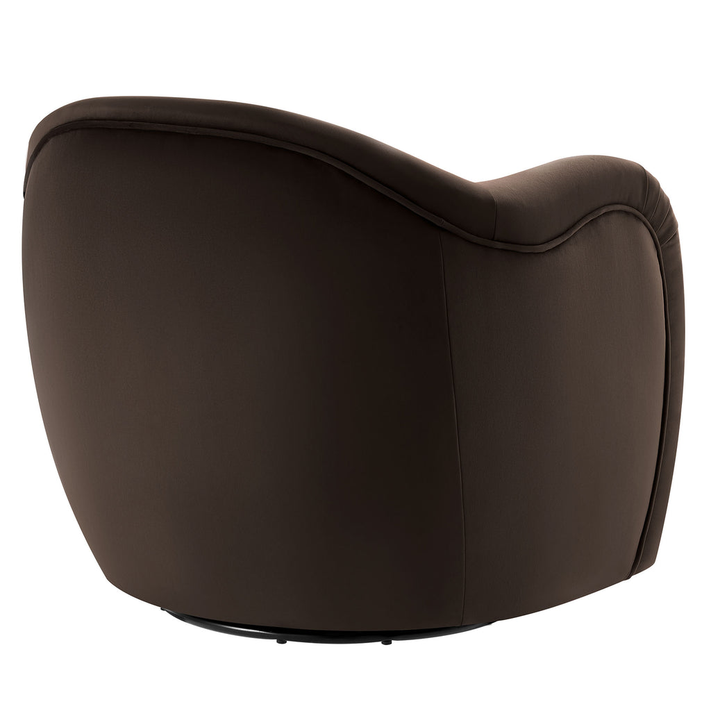 Compose Performance Velvet Swivel Armchair by Modway